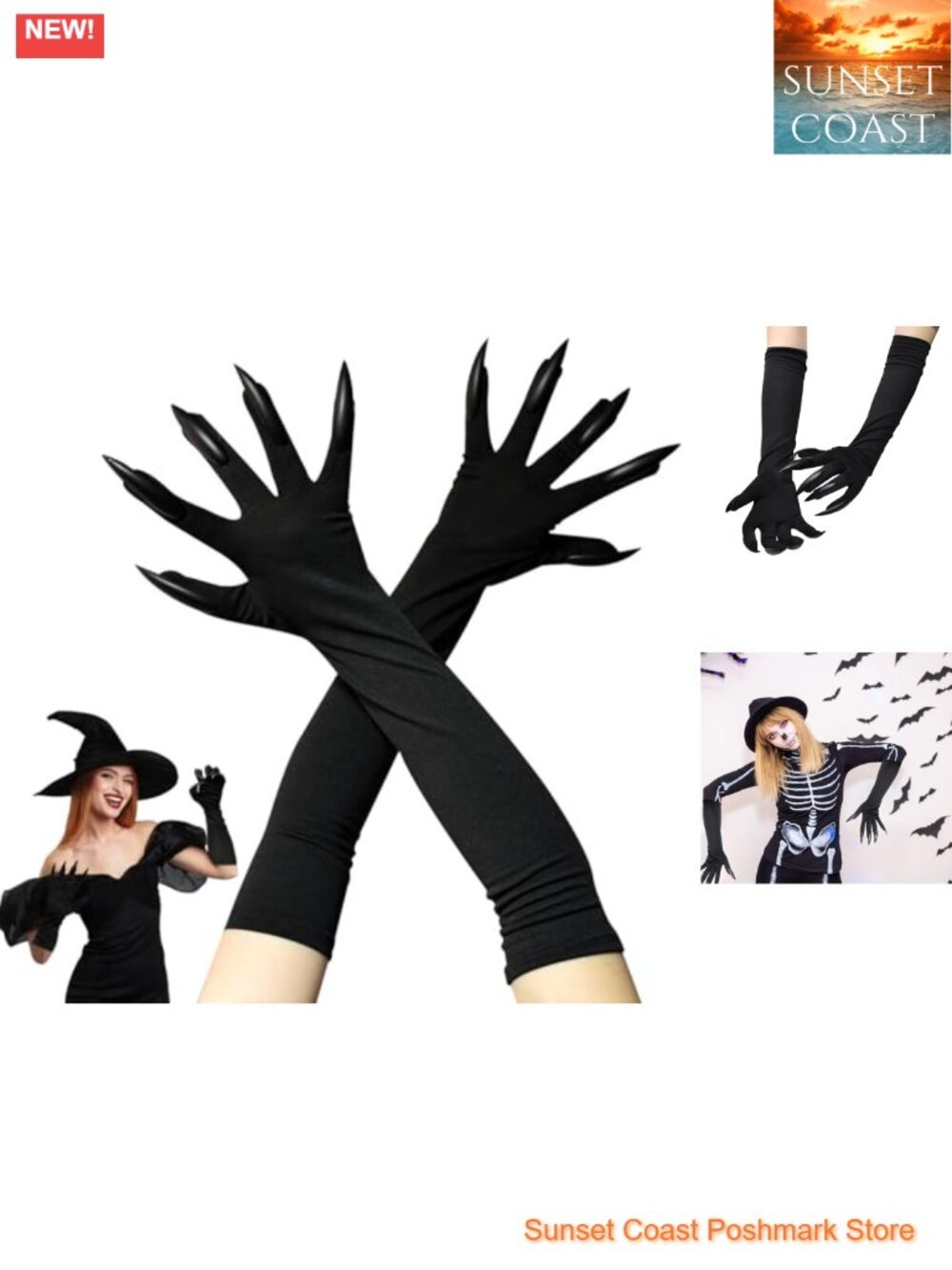 Cat Claw Gloves Long Fingernail Costume Accessory